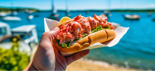 a lobster roll